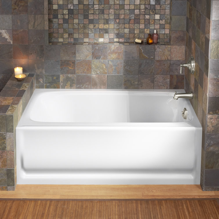 K1150RA0 Kohler Bancroft 60" x 32" Alcove Soaking Acrylic Bathtub